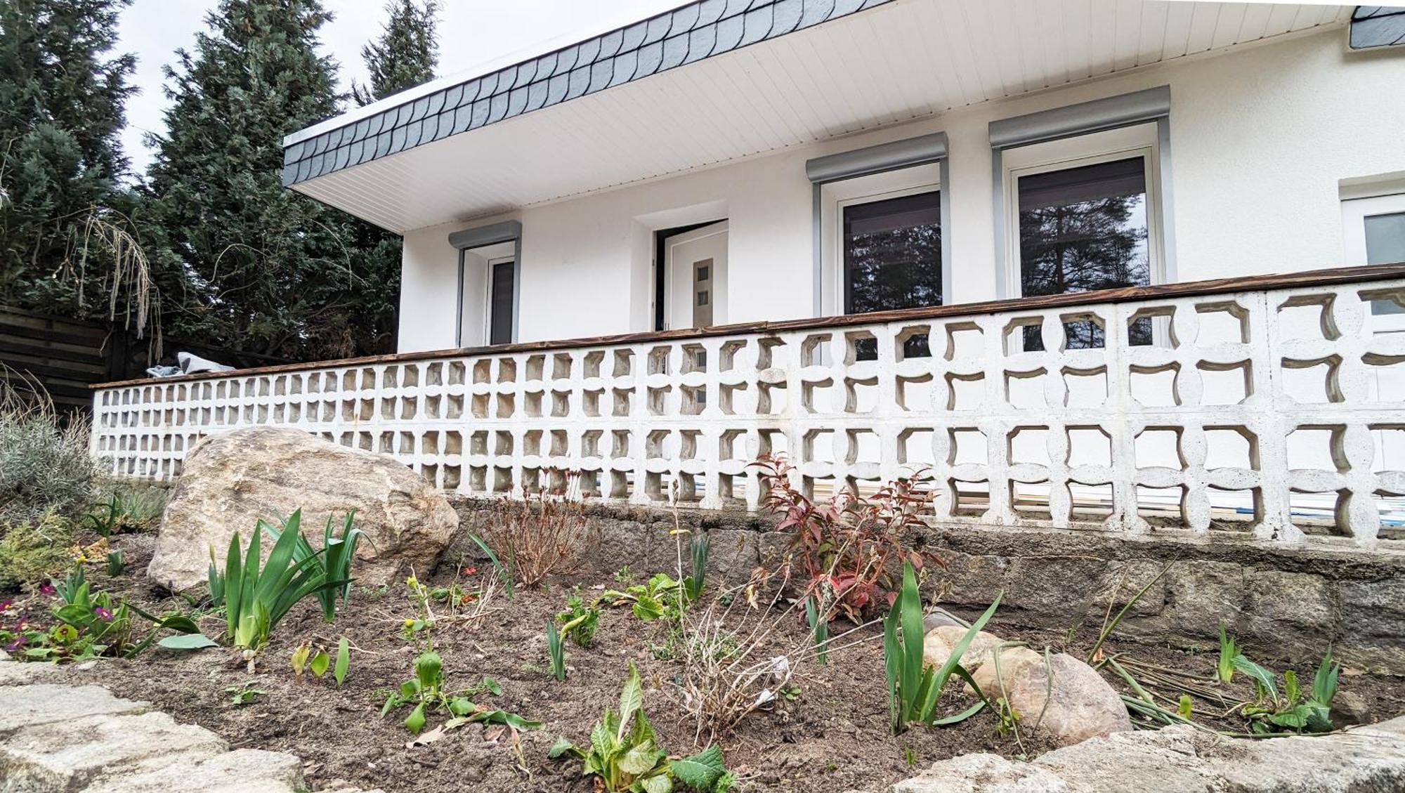 Haus Kleiner Findling Im Lausitzer Seenland Tätzschwitz Exterior foto